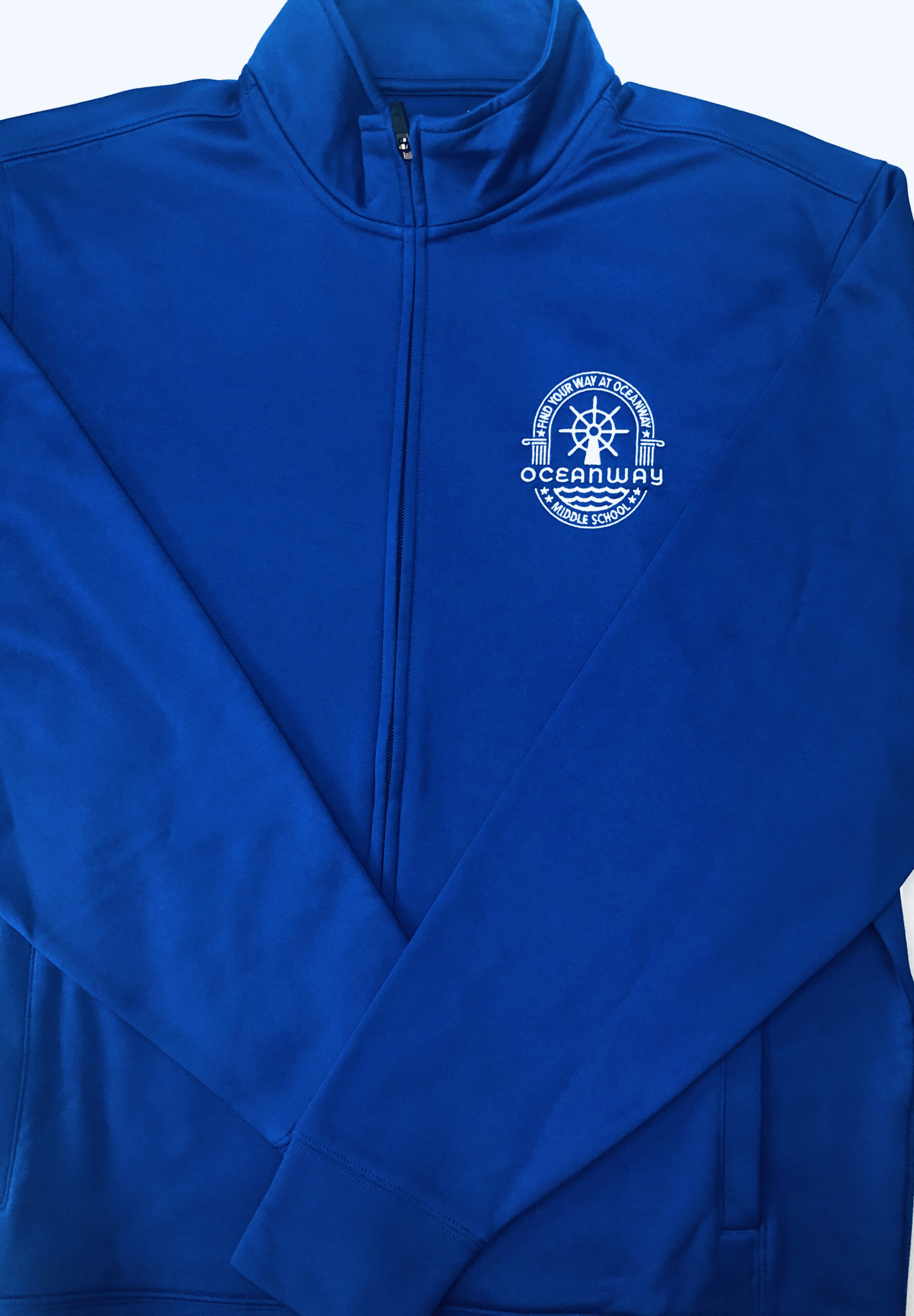 Oceanway Middle School YOUTH Sport-Wick Fleece Full Zip Jacket with ...