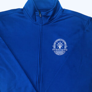 Monogrammed Fleece Jacket {Royal Blue}